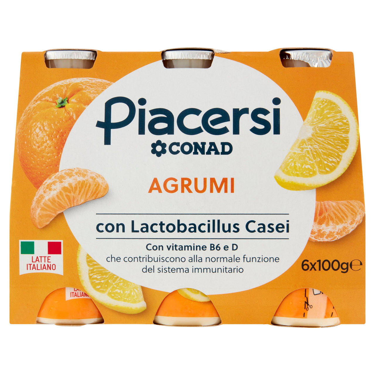 Piacersi Agrumi 6 x 100 g Conad in vendita online