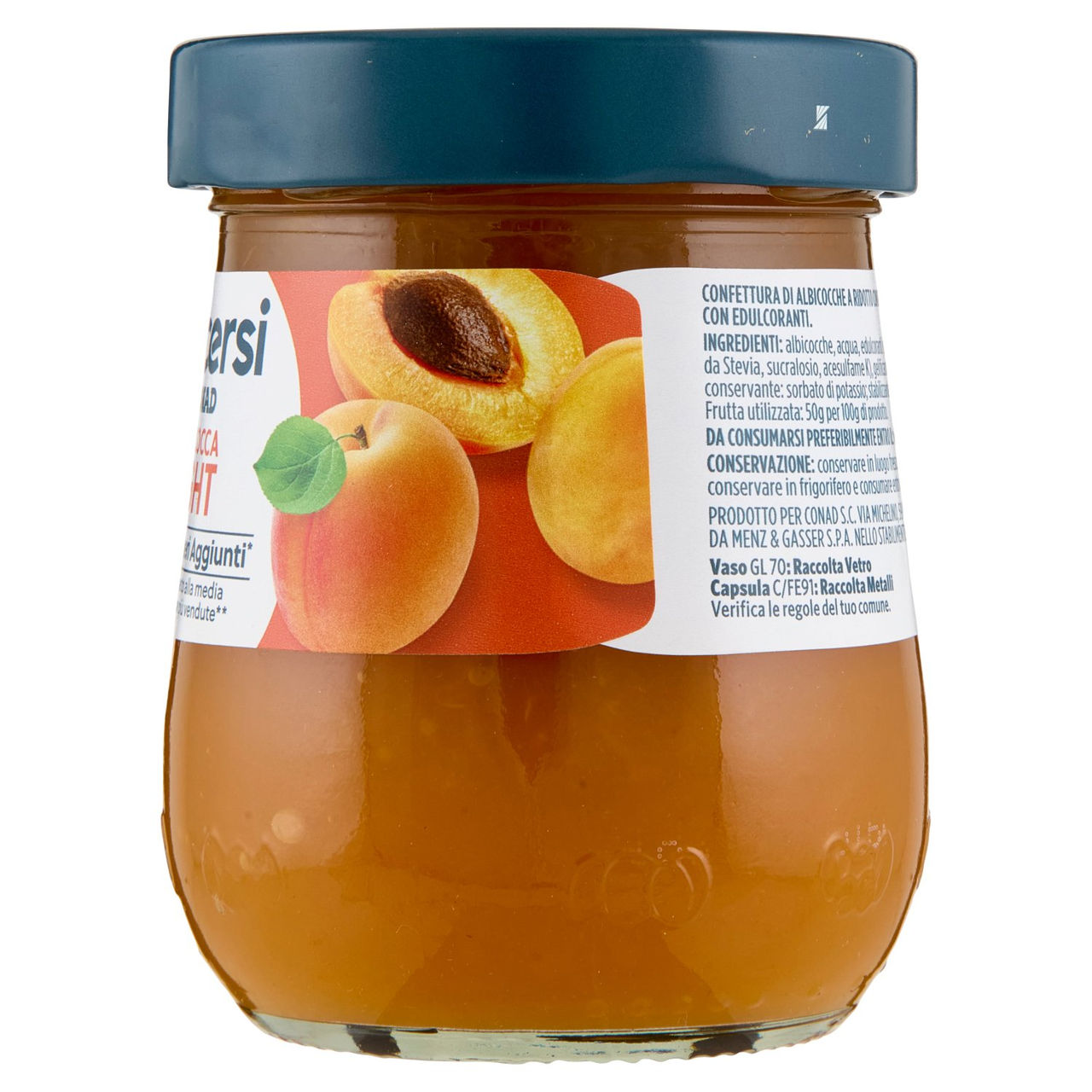 PIACERSI CONAD Albicocca Light 270 g
