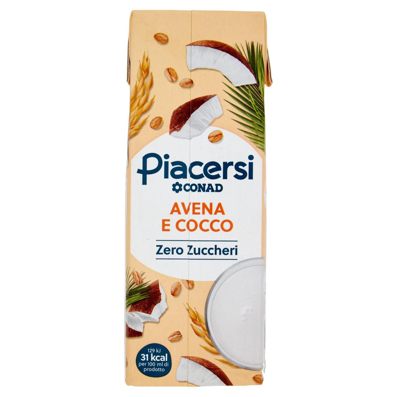 PIACERSI CONAD Avena e Cocco Zero Zuccheri 1 l