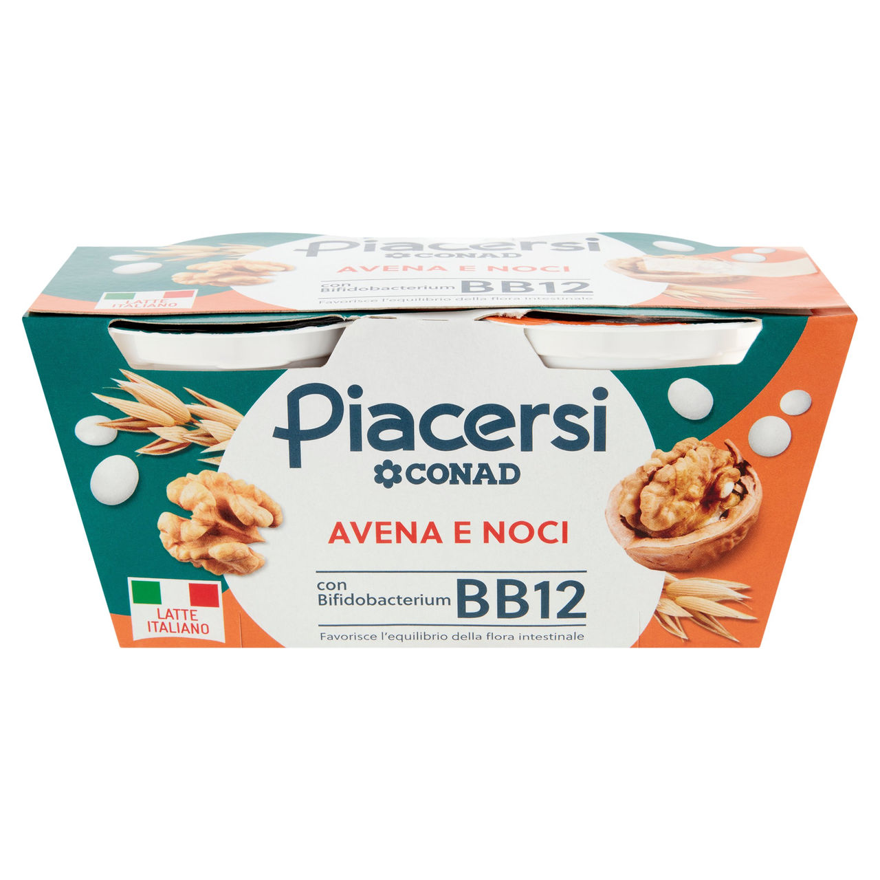 Piacersi Avena e Noci 2x125 g Conad vendita online