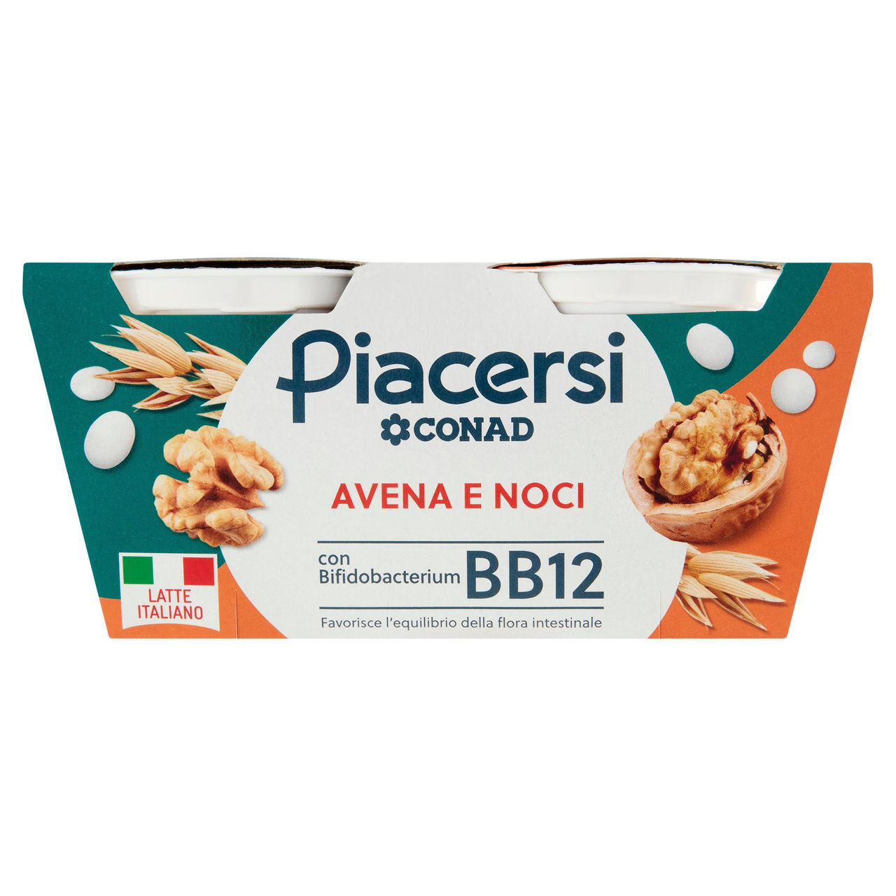 Piacersi Avena e Noci 2x125 g Conad vendita online