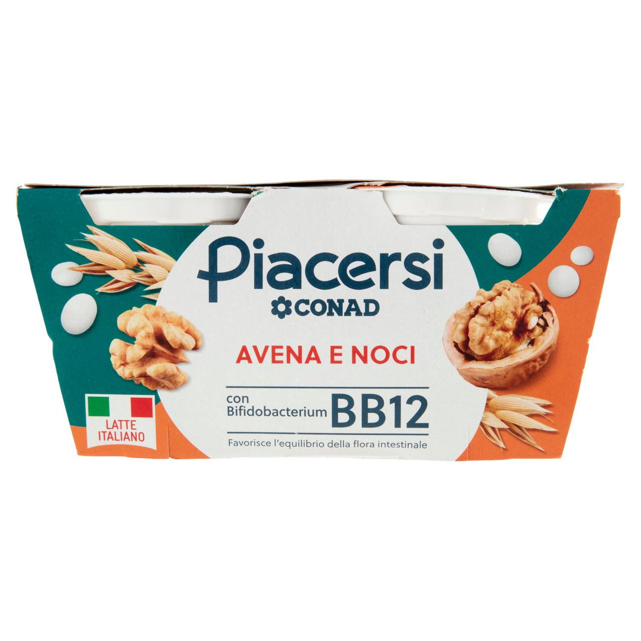 Piacersi Avena e Noci 2x125 g Conad vendita online