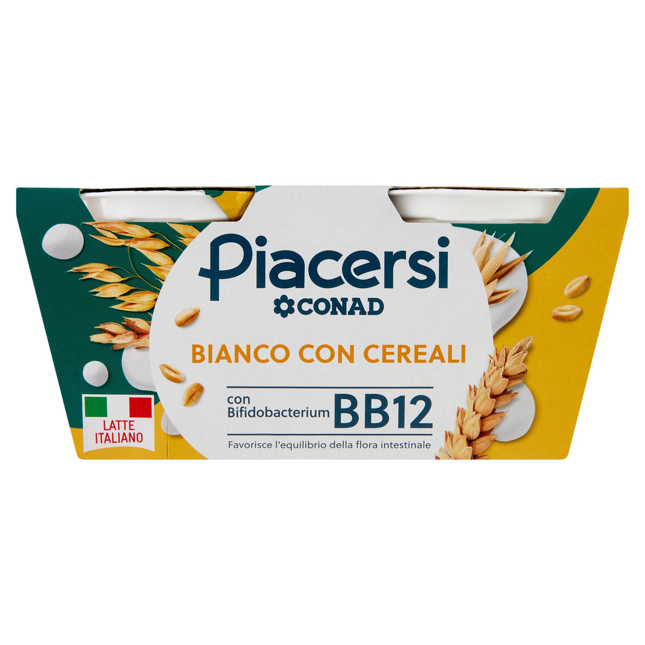 Bianco con Cereali 2x125 g Conad in vendita online