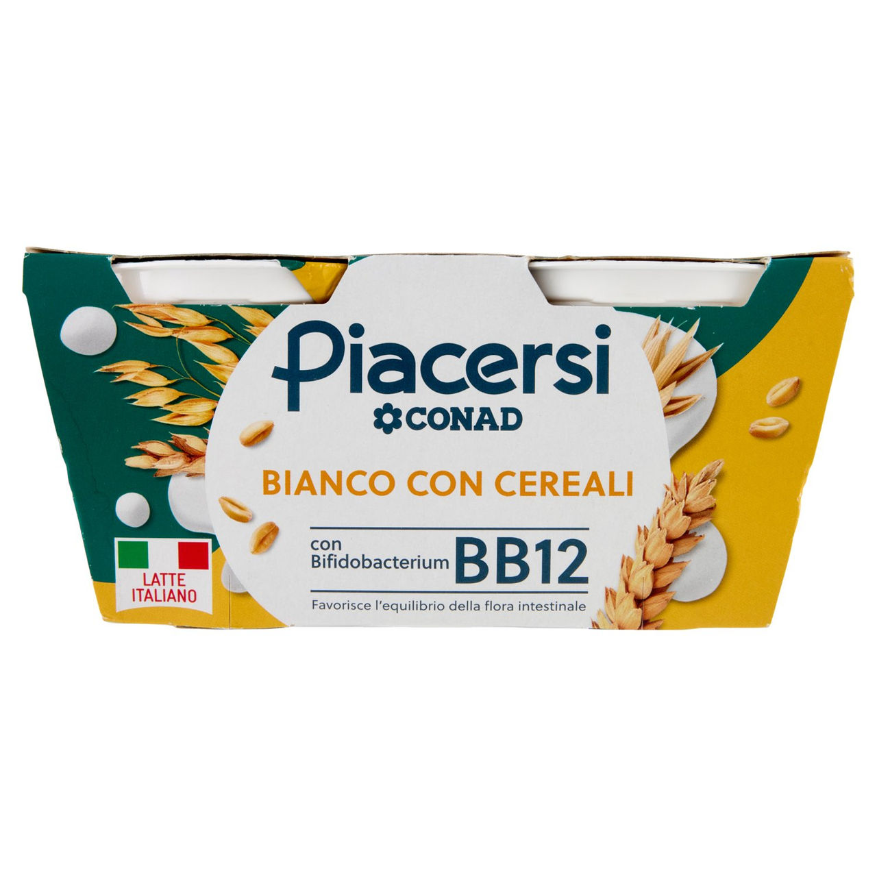 Bianco con Cereali 2x125 g Conad in vendita online