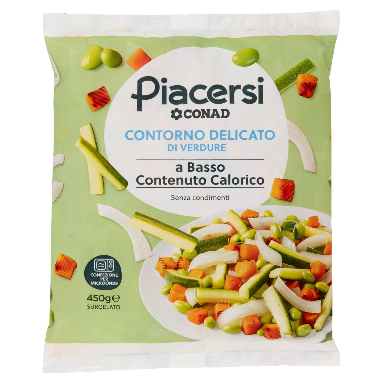 PIACERSI CONAD Contorno Delicato di Verdure Surgelato 450 g