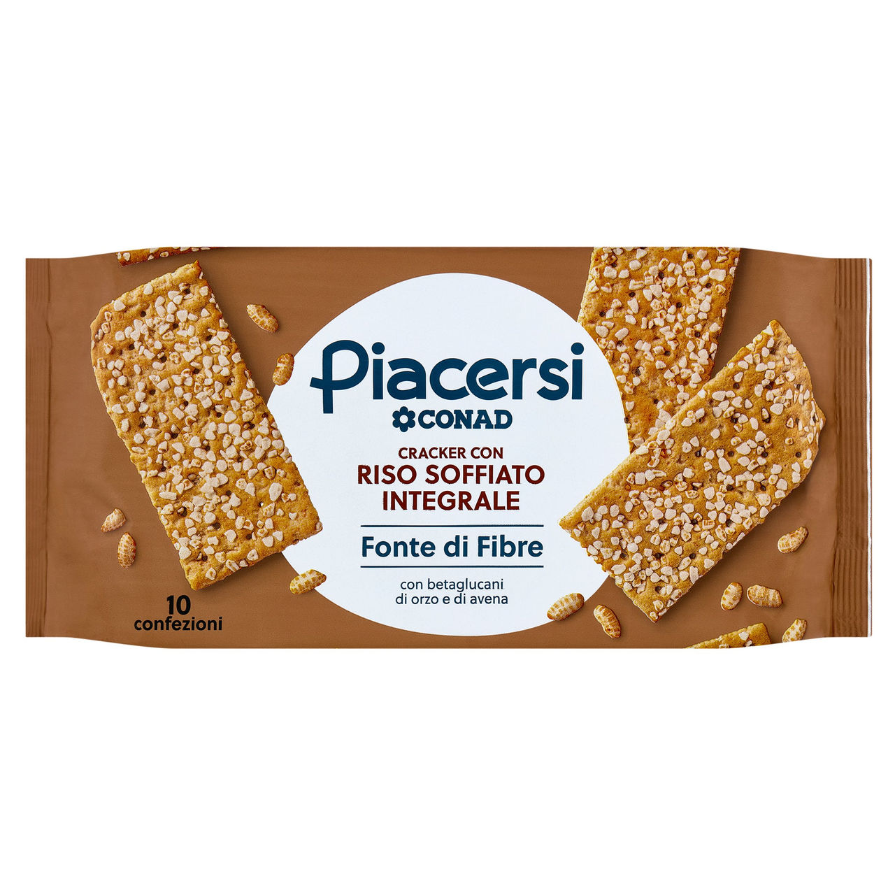 Cracker con Riso Soffiato 10 pz Piacersi Conad