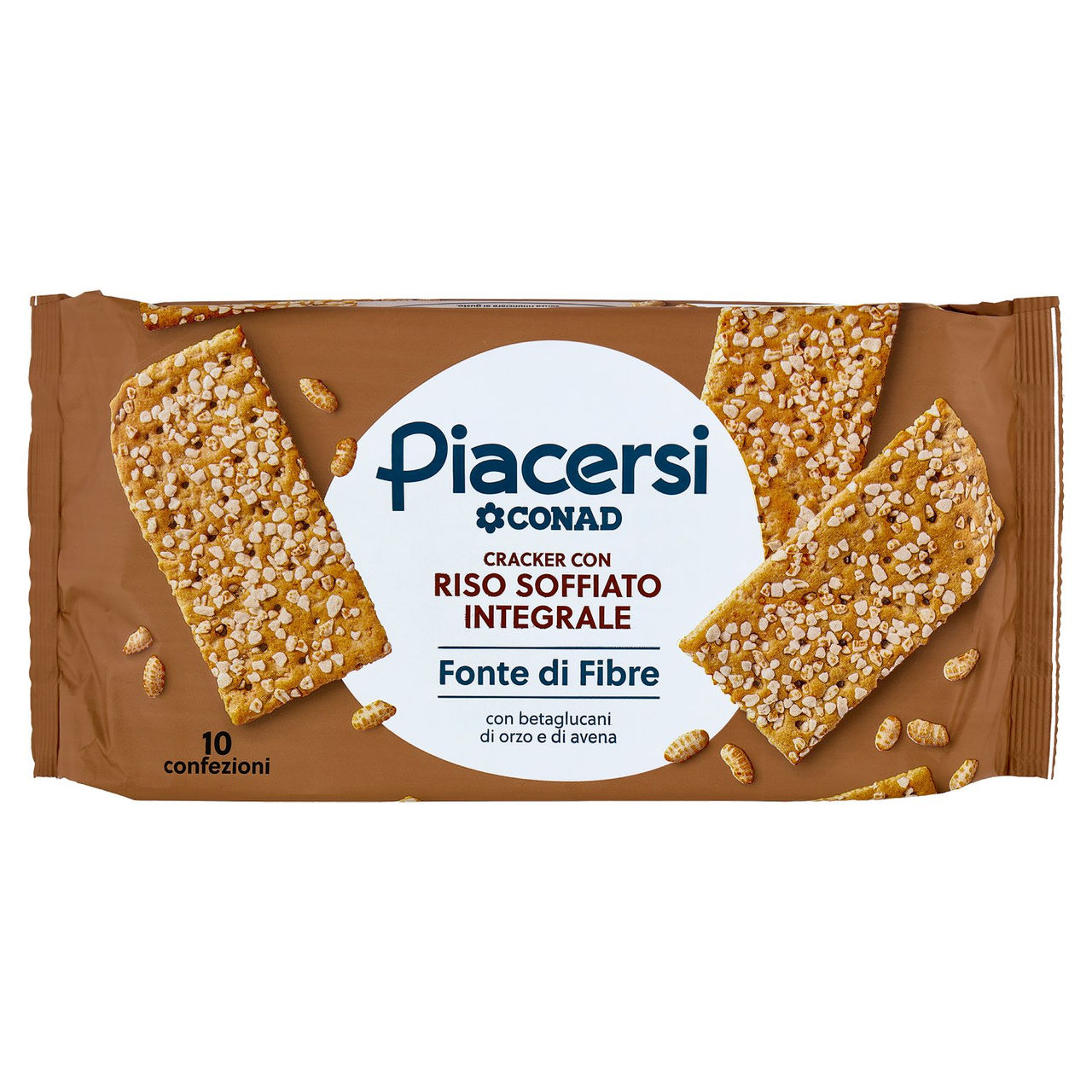 Cracker con Riso Soffiato 10 pz Piacersi Conad