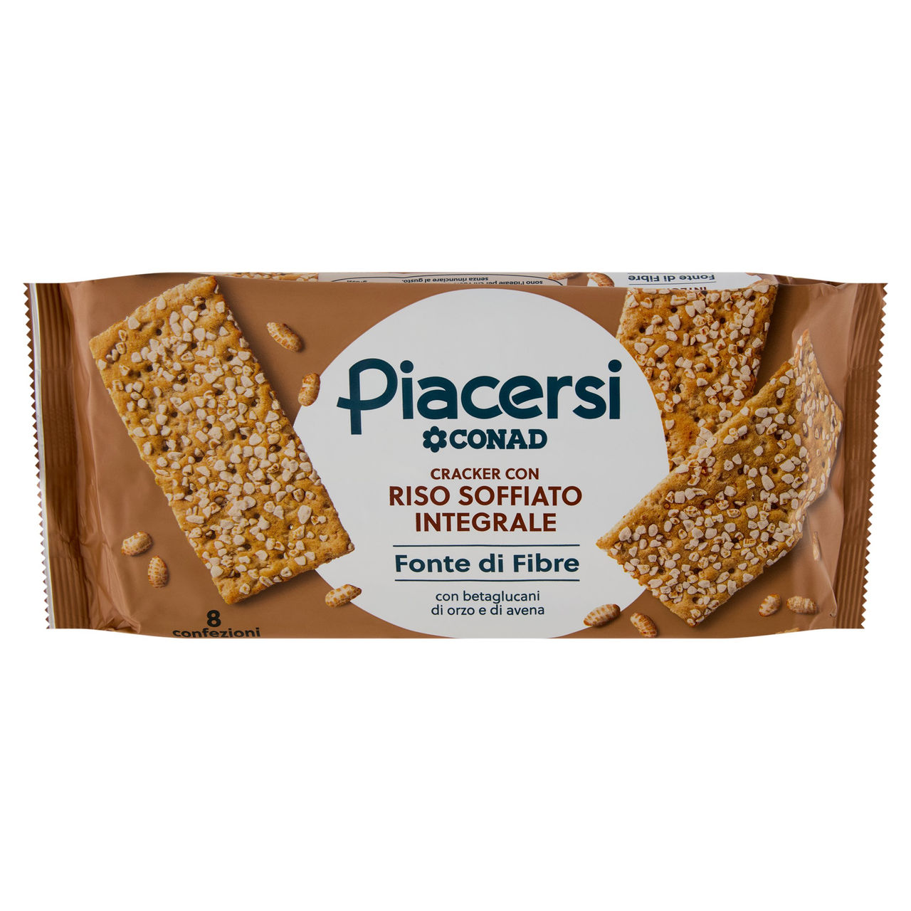 Cracker con Riso Soffiato 10 pz Piacersi Conad