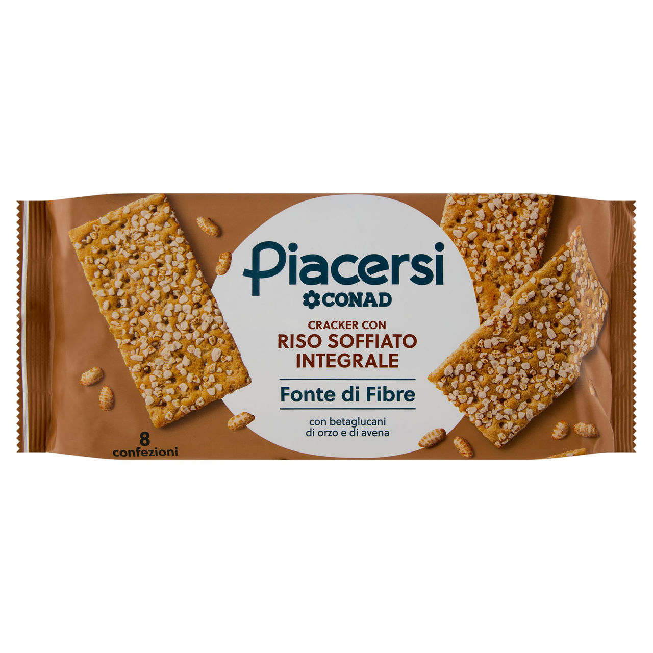 Cracker con Riso Soffiato 10 pz Piacersi Conad