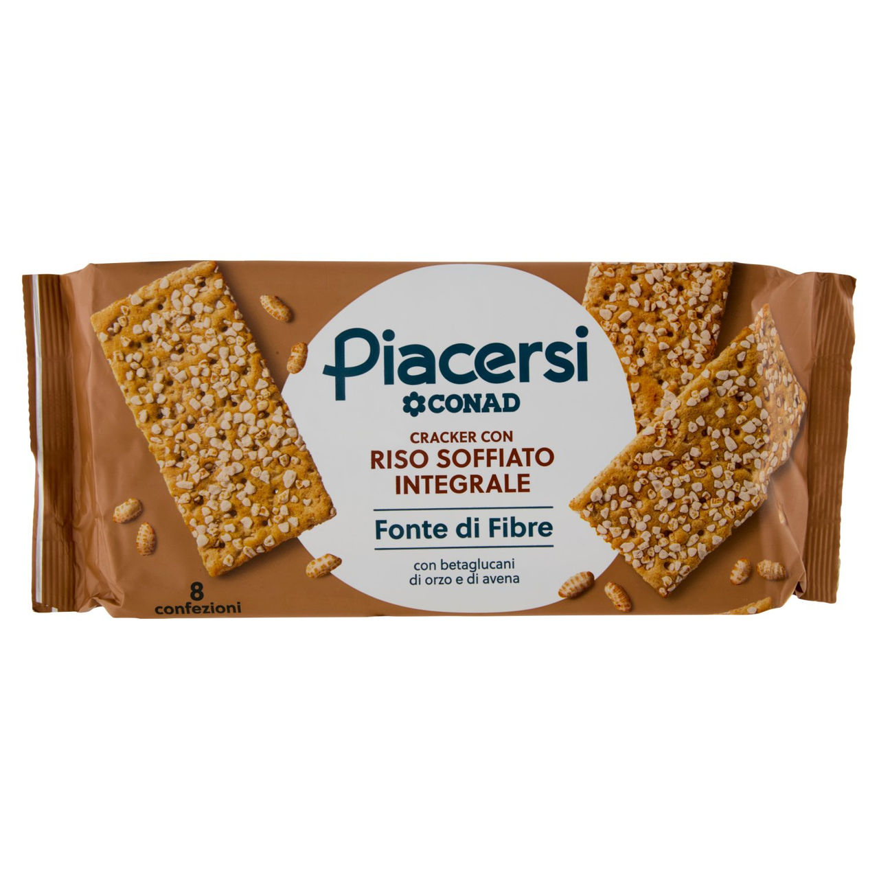 Cracker con Riso Soffiato 10 pz Piacersi Conad