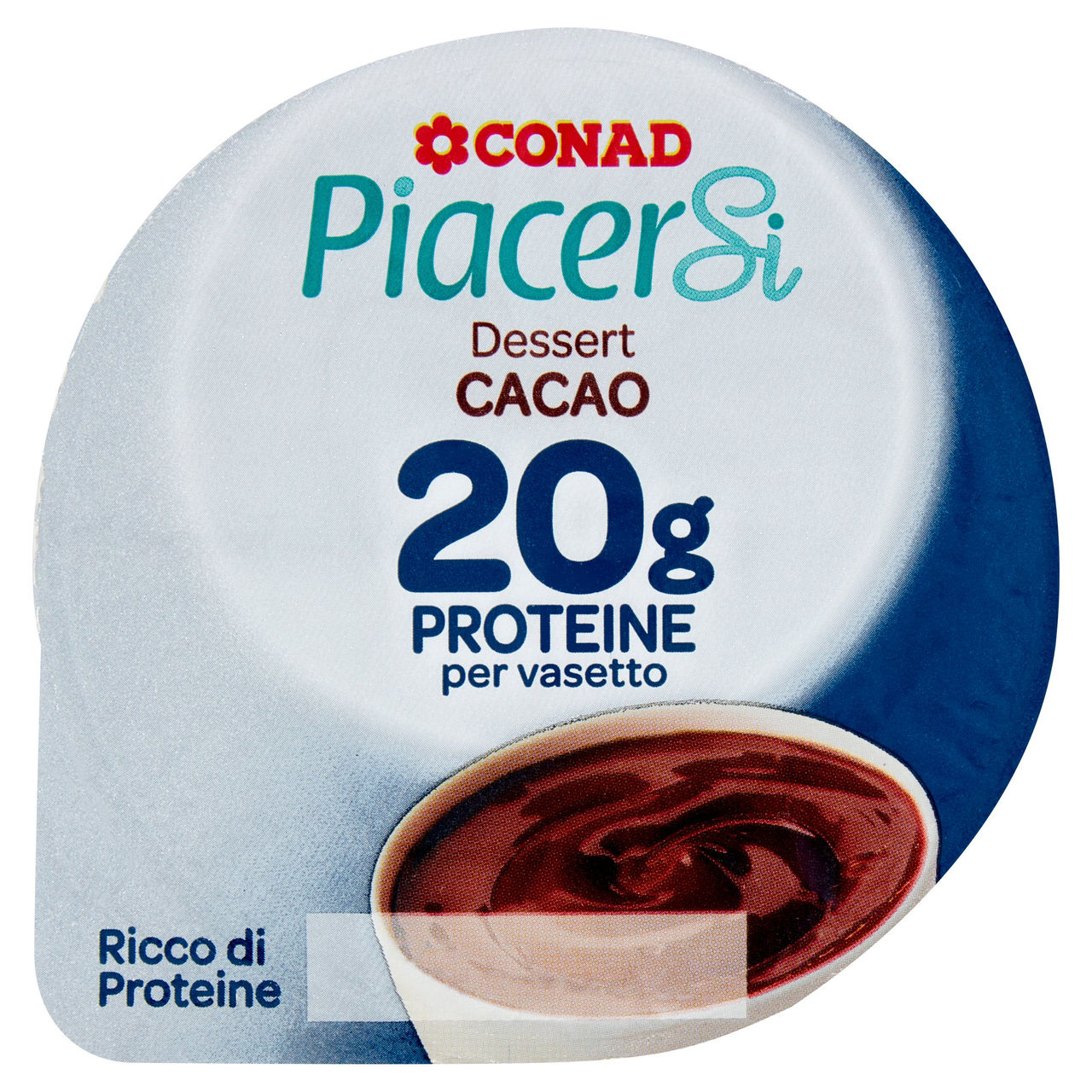 PIACERSI CONAD Dessert Cacao 20g Proteine per vasetto 200 g