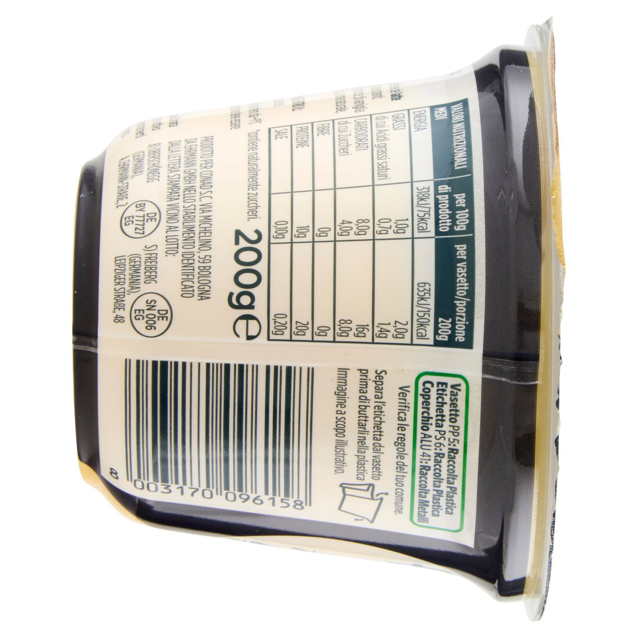 PIACERSI CONAD Dessert Vaniglia 200 g