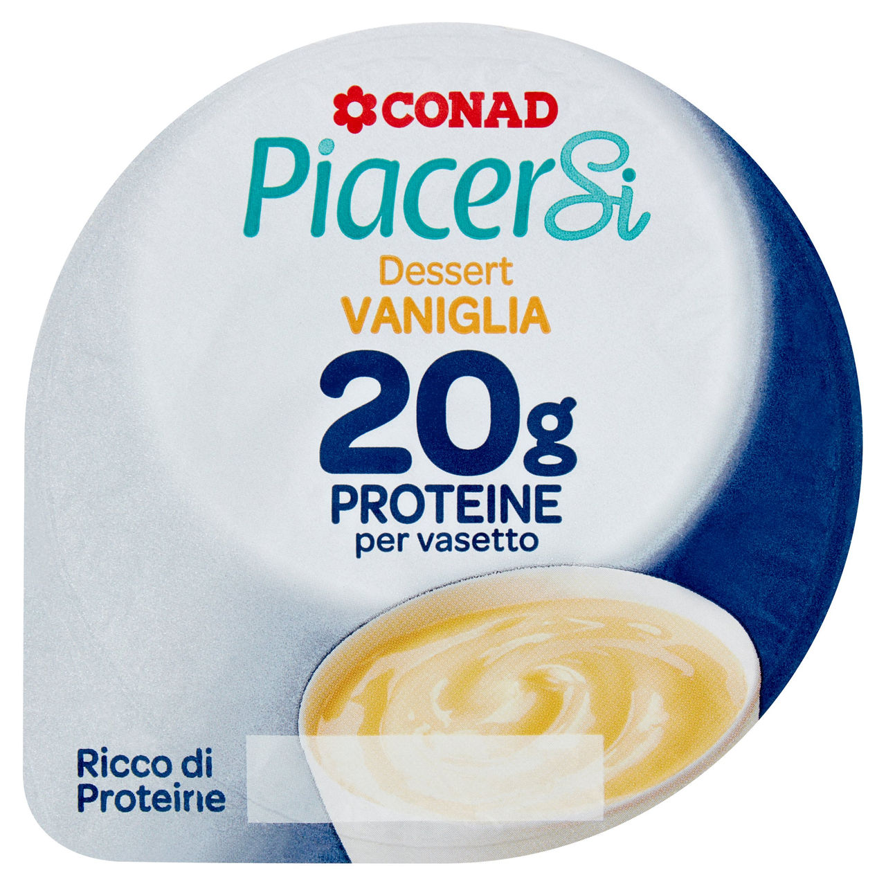 PIACERSI CONAD Dessert Vaniglia 20g Proteine per vasetto 200 g