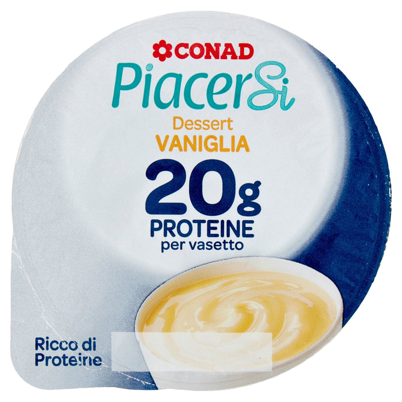 PIACERSI CONAD Dessert Vaniglia 20g Proteine per vasetto 200 g