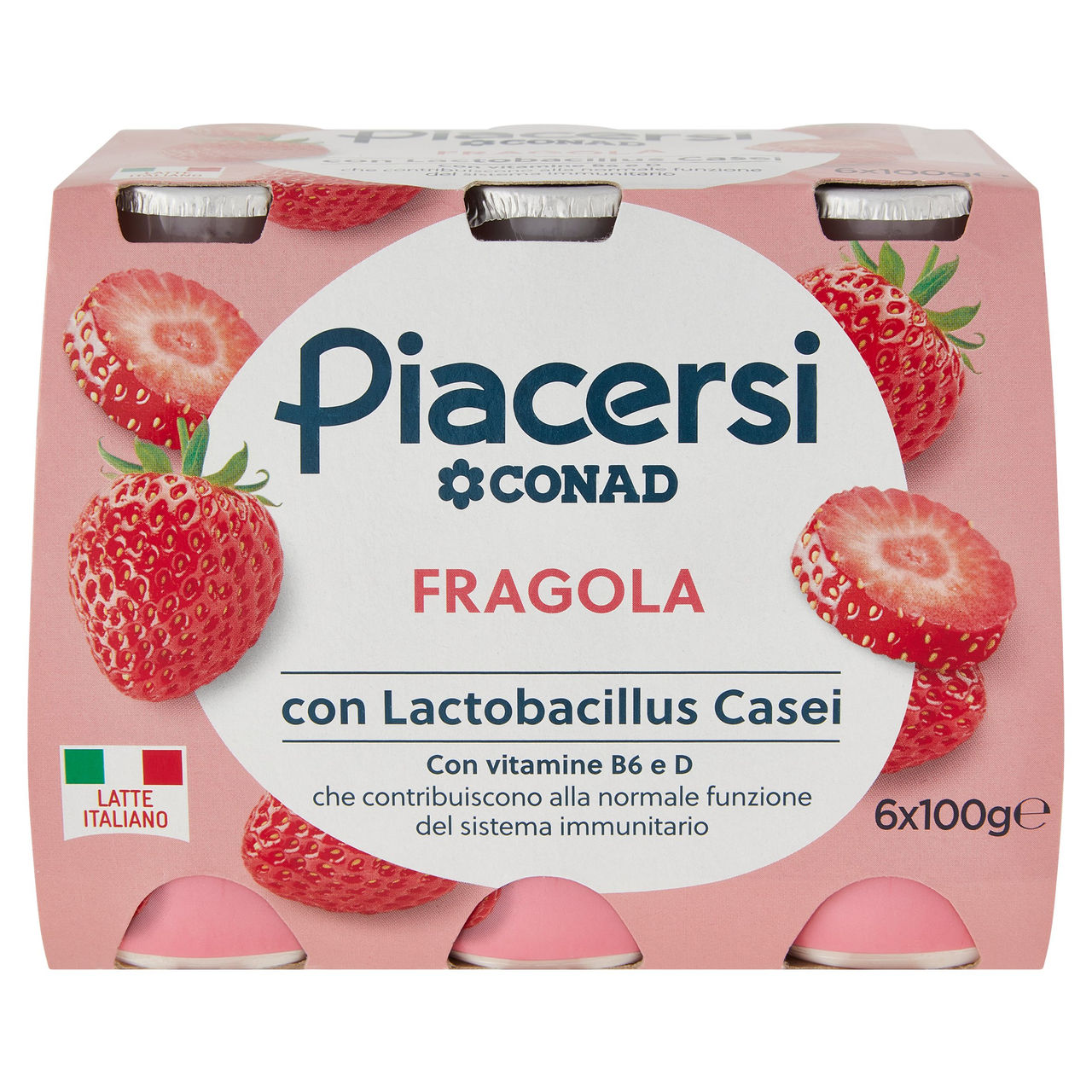 Fragola 6 x 100 g Conad in vendita online