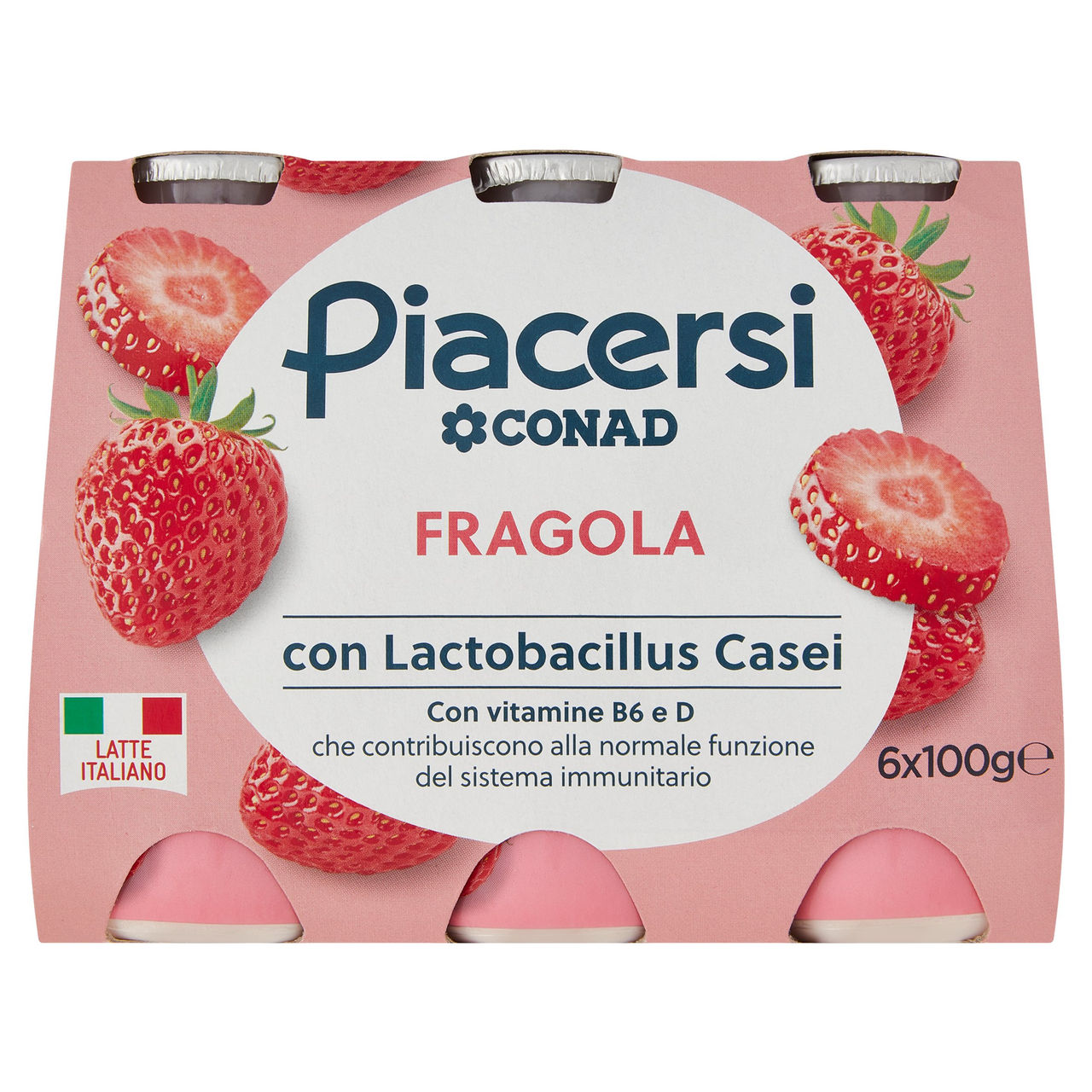 Fragola 6 x 100 g Conad in vendita online