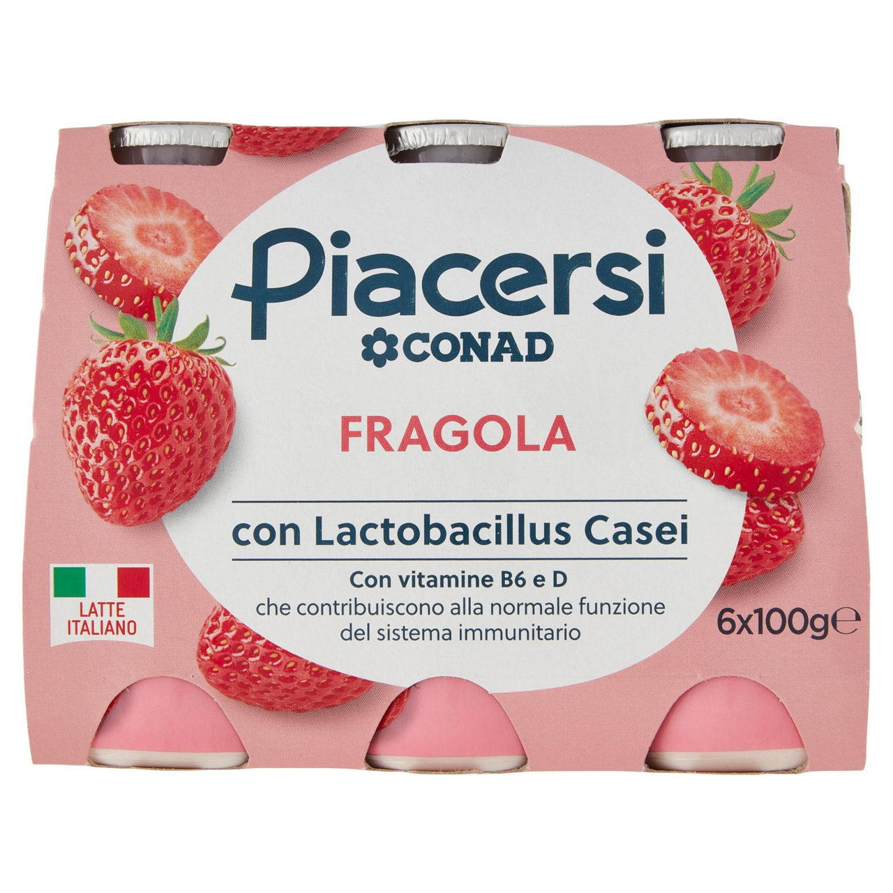 Fragola 6 x 100 g Conad in vendita online