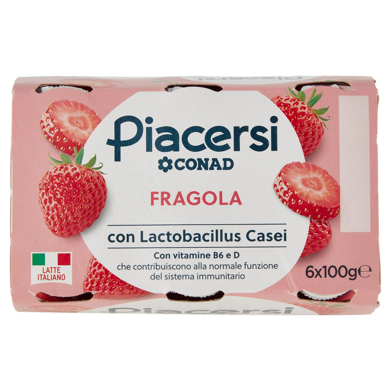 Fragola 6 x 100 g Conad in vendita online