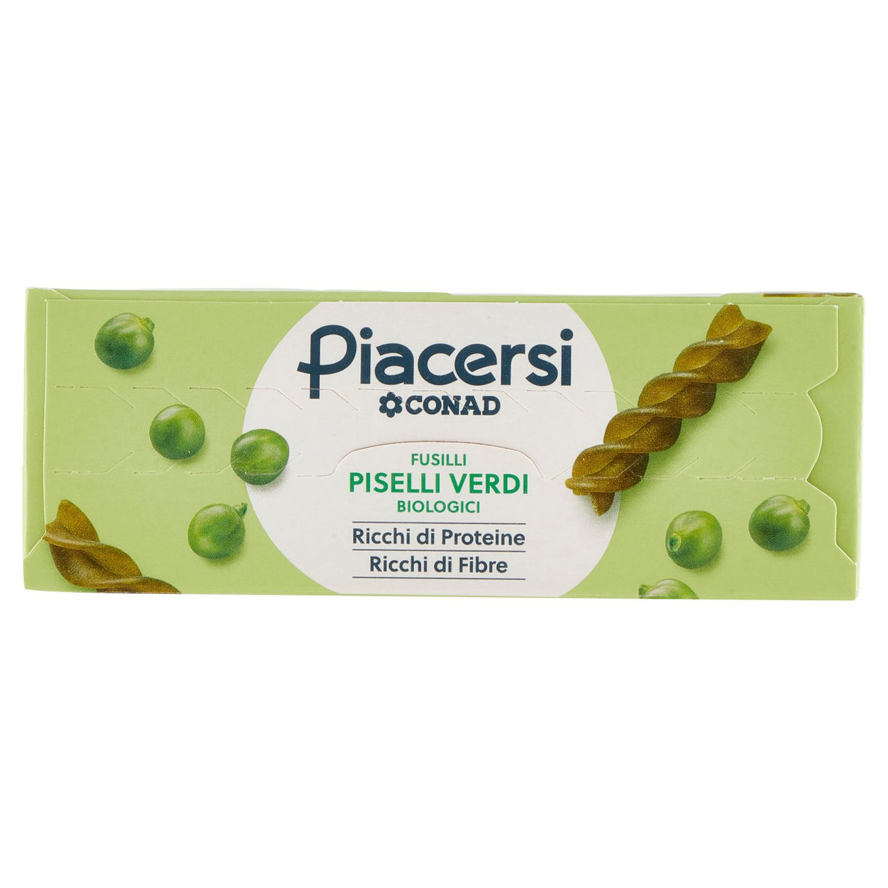 PIACERSI CONAD Fusilli Piselli Verdi Biologici 250 g