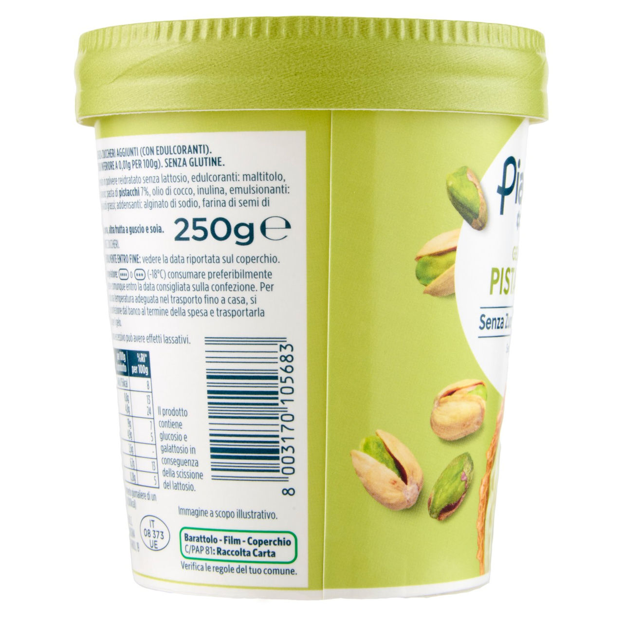 PIACERSI CONAD Gelato al Pistacchio 250 g