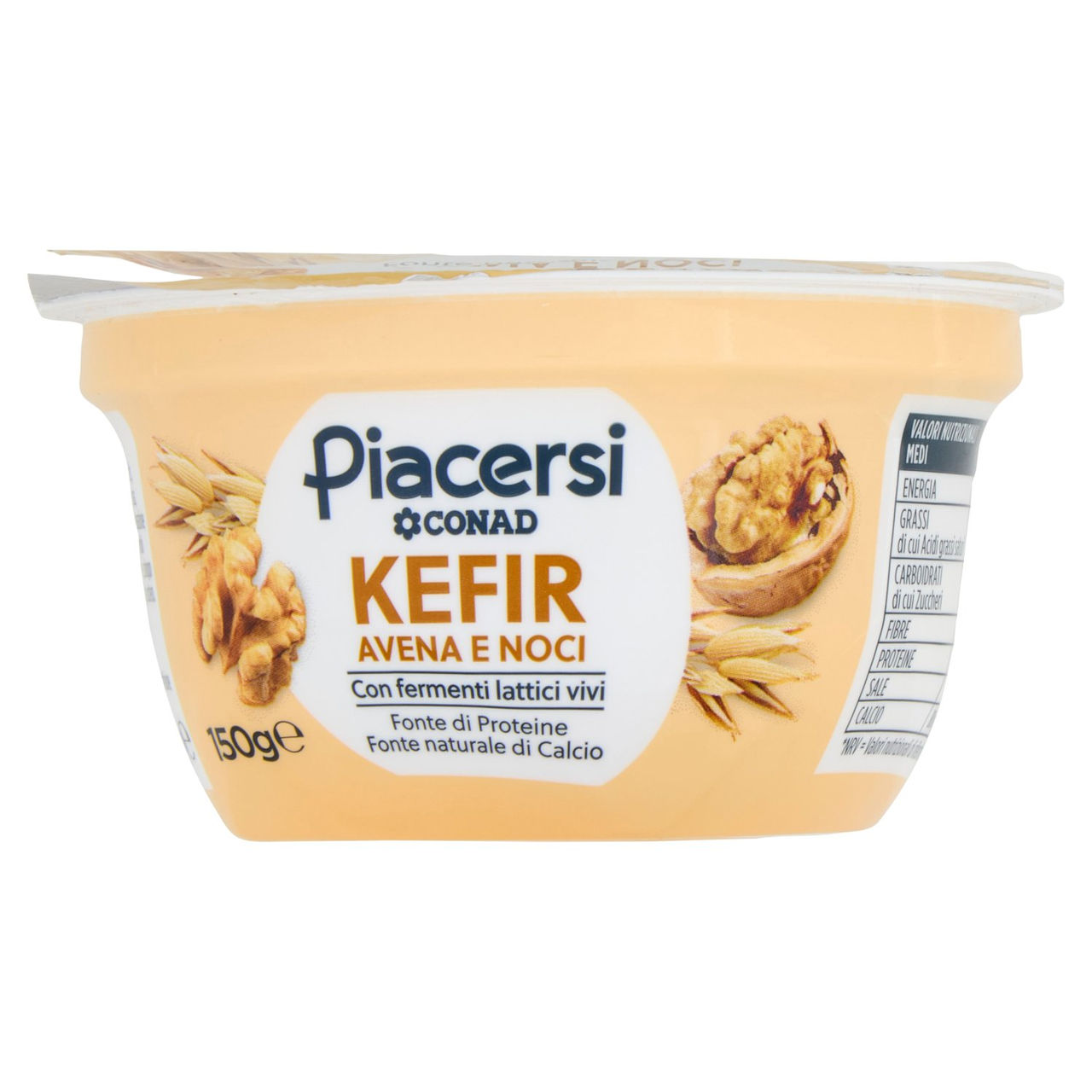 PIACERSI CONAD Kefir Avena e Noci 150 g