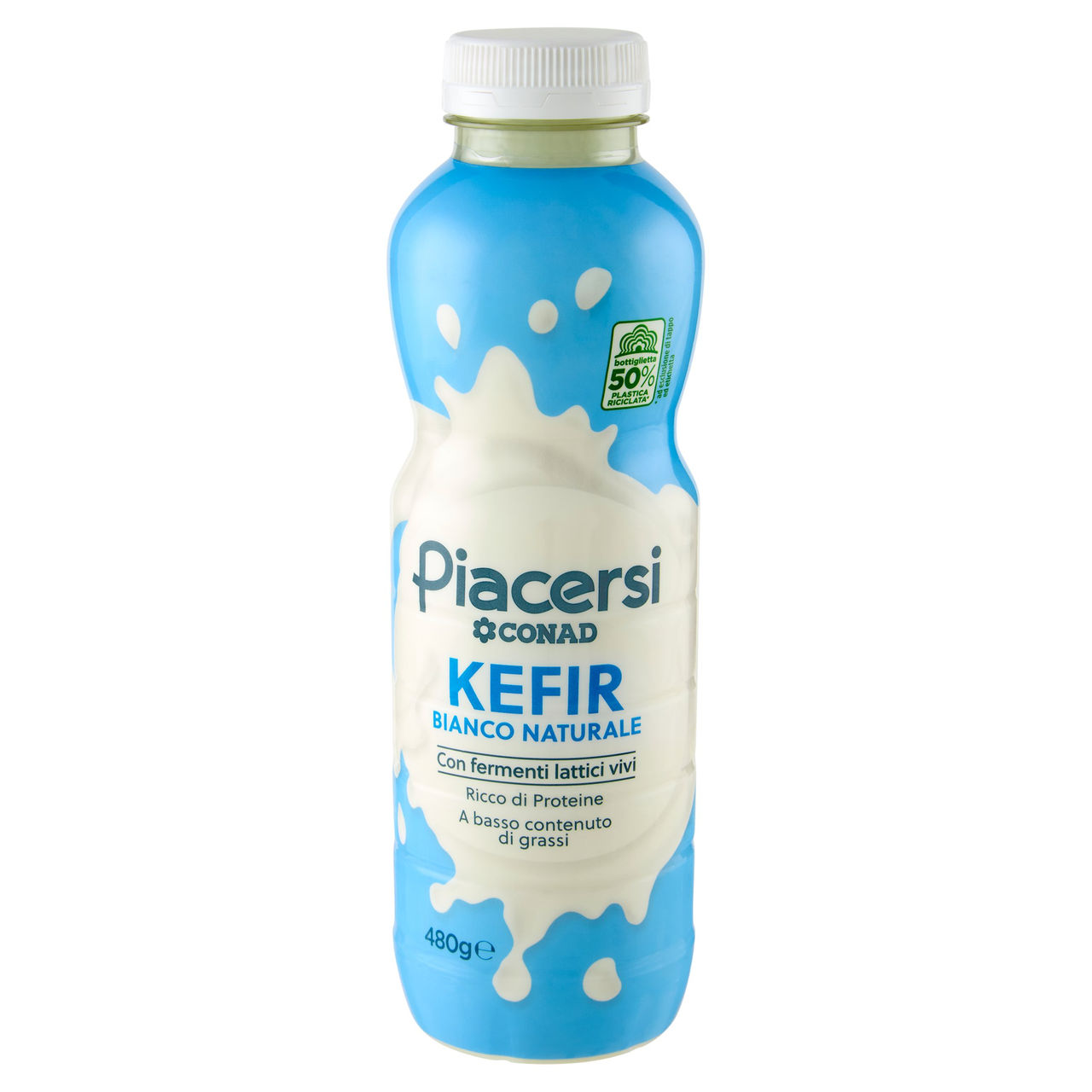 PIACERSI CONAD Kefir Bianco Naturale 480 g
