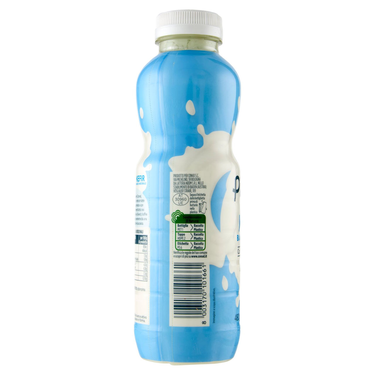 PIACERSI CONAD Kefir Bianco Naturale 480 g