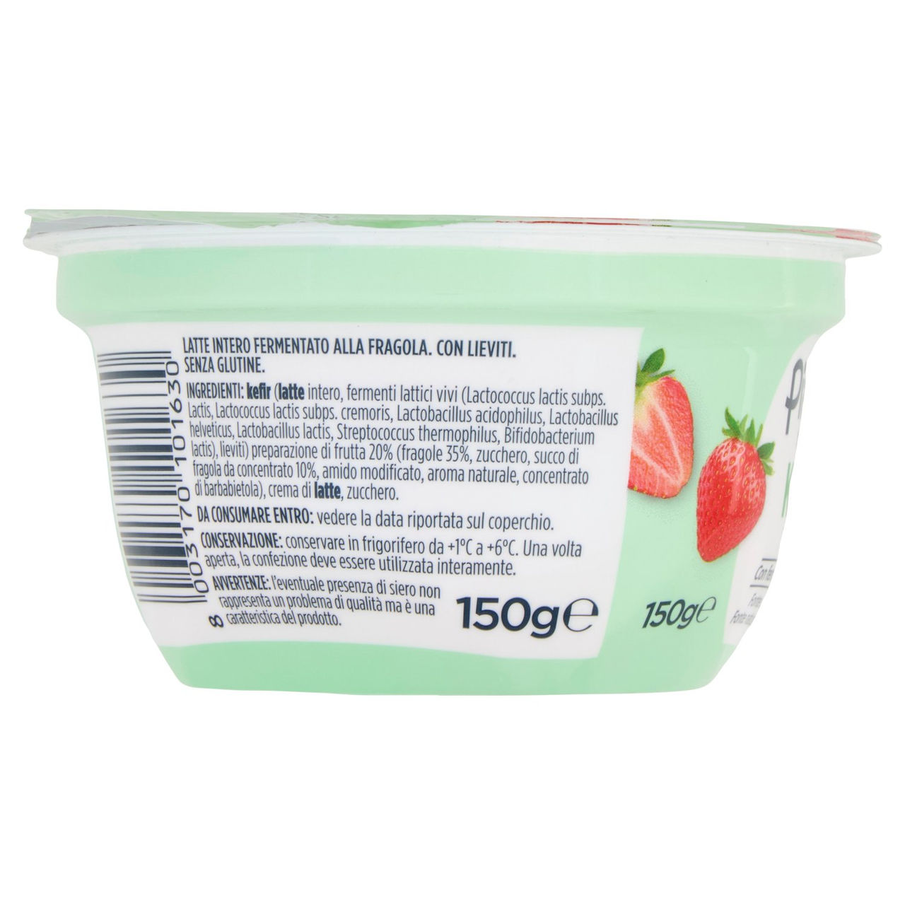 PIACERSI CONAD Kefir Fragola 150 g