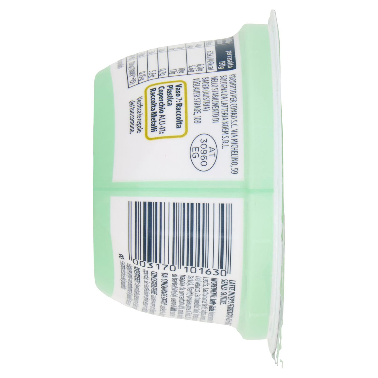PIACERSI CONAD Kefir Fragola 150 g