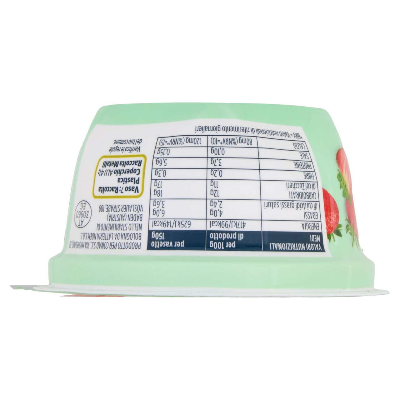 PIACERSI CONAD Kefir Fragola 150 g
