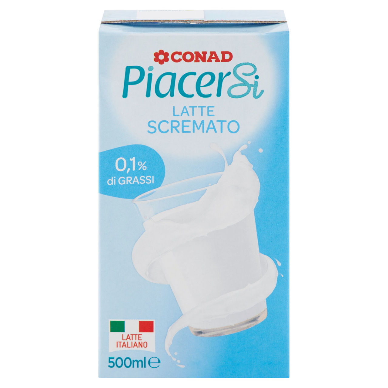 PIACERSI CONAD Latte Scremato 500 ml