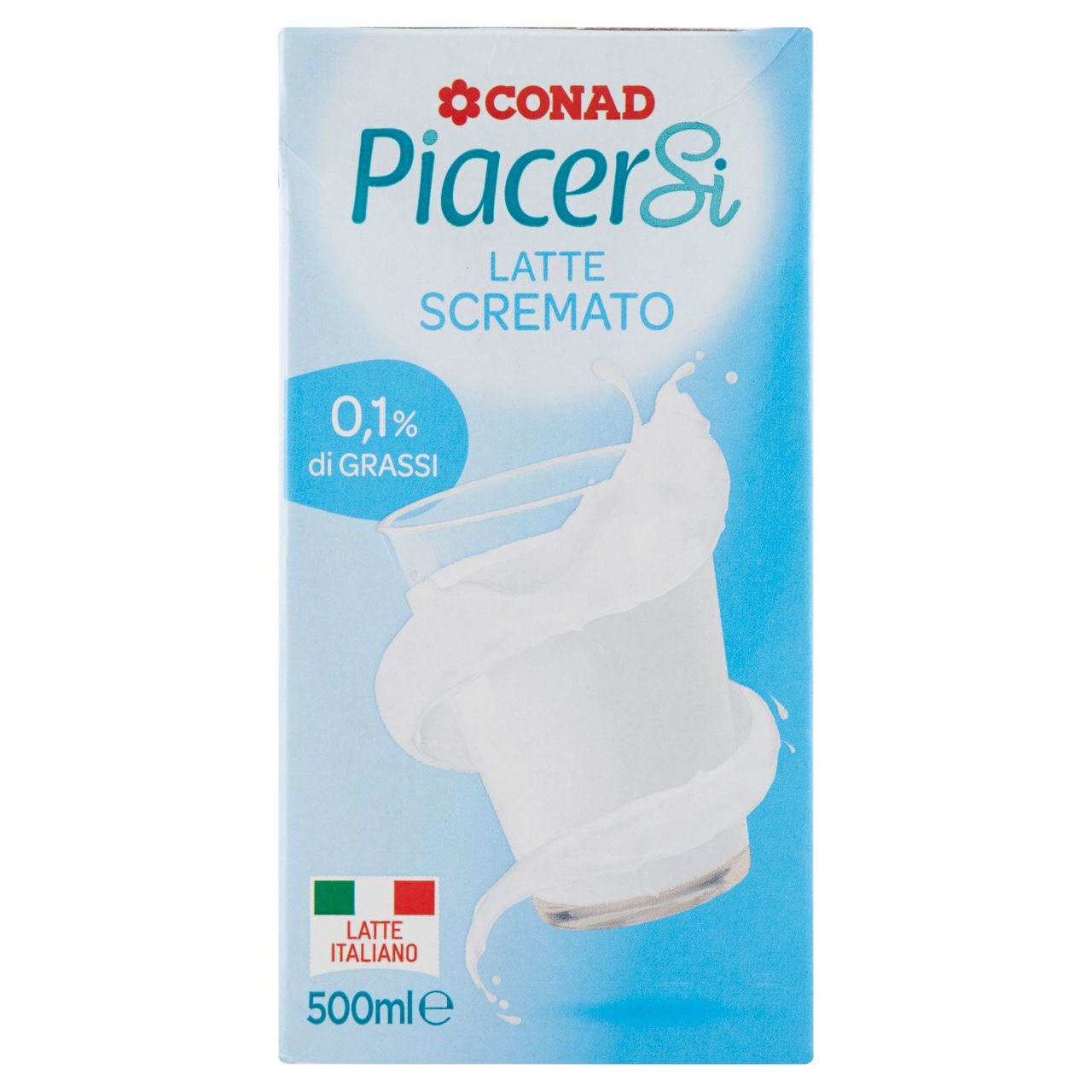 PIACERSI CONAD Latte Scremato 500 ml