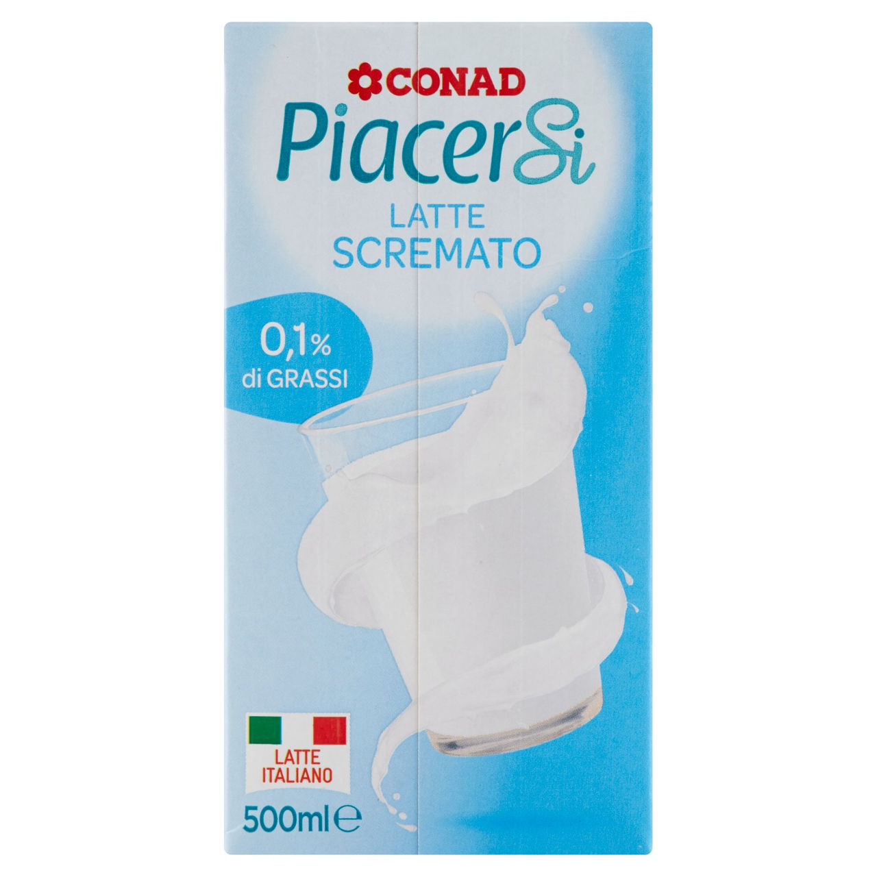 PIACERSI CONAD Latte Scremato 500 ml