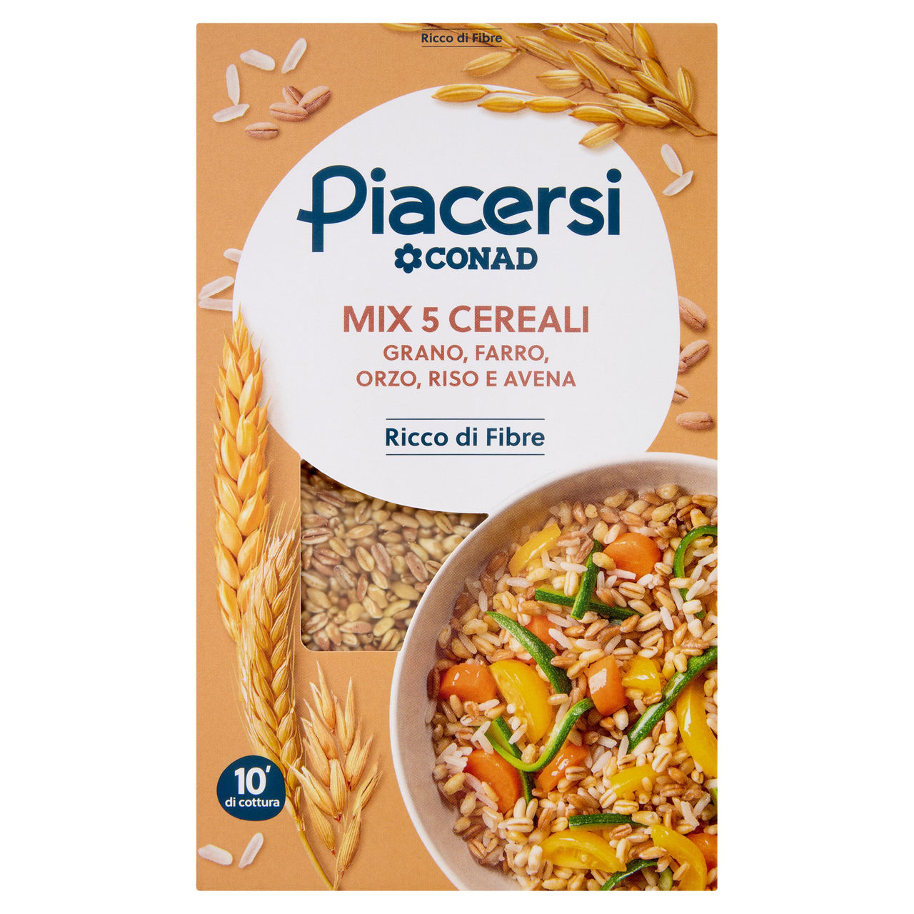 Mix 5 Cereali Precotti 400 g Piacersi Conad