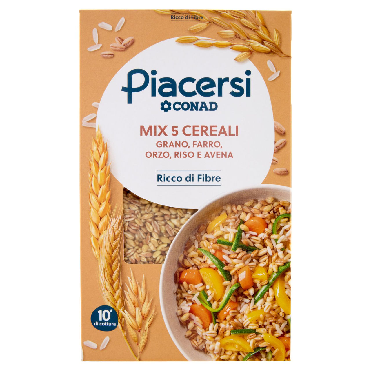 Mix 5 Cereali Precotti 400 g Piacersi Conad