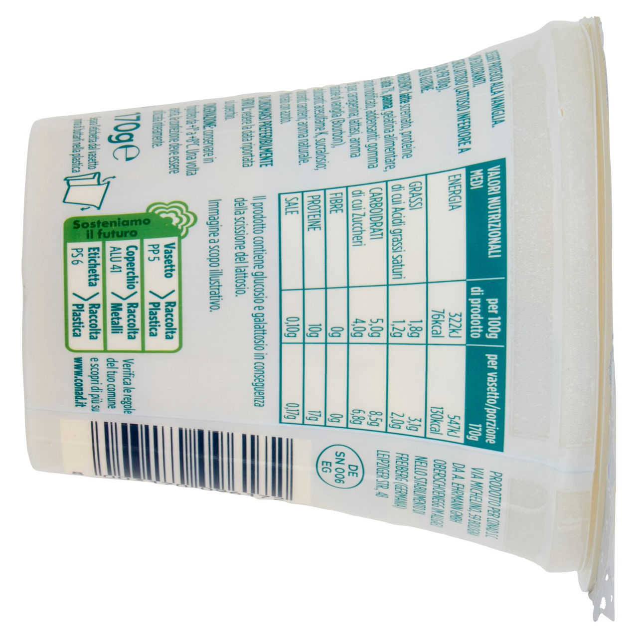 PIACERSI CONAD Mousse Vaniglia 170 g