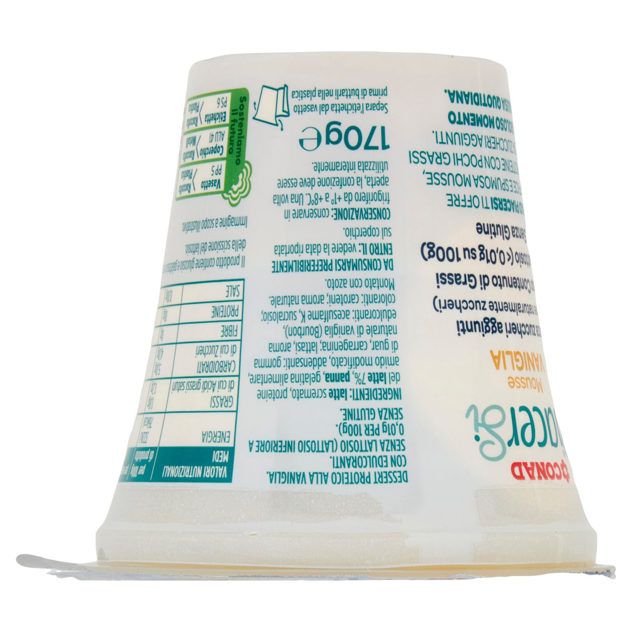 PIACERSI CONAD Mousse Vaniglia 170 g