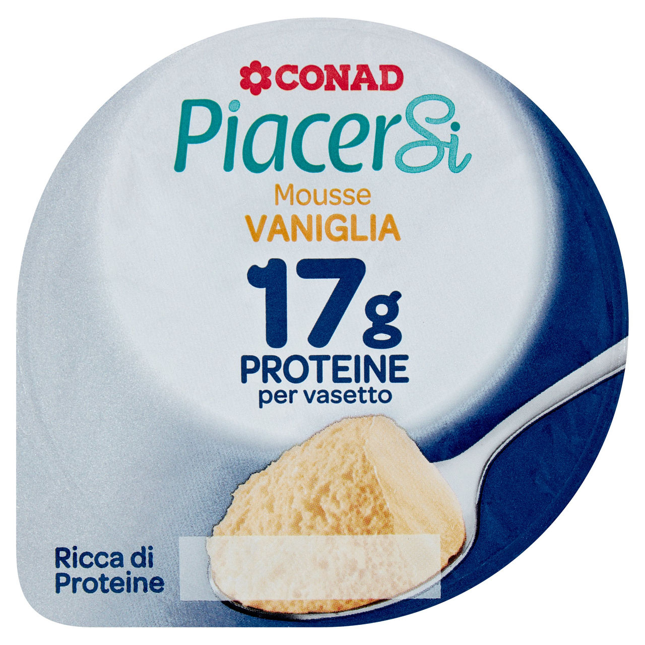 PIACERSI CONAD Mousse Vaniglia 17g Proteine per vasetto 170 g