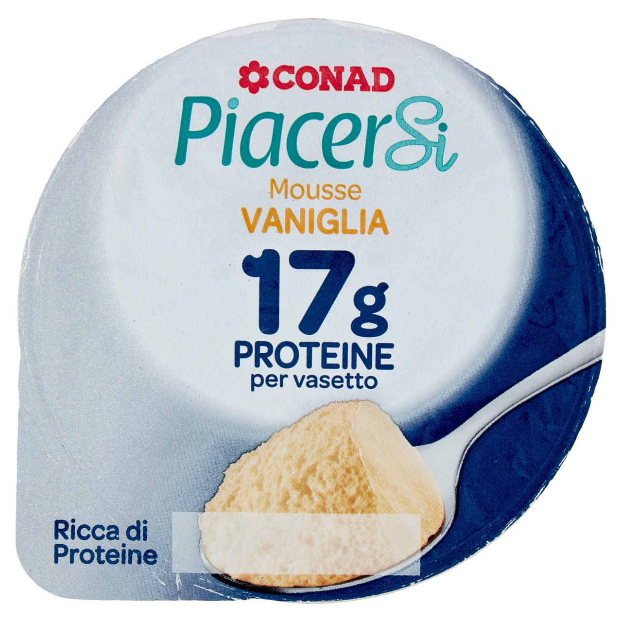 PIACERSI CONAD Mousse Vaniglia 17g Proteine per vasetto 170 g