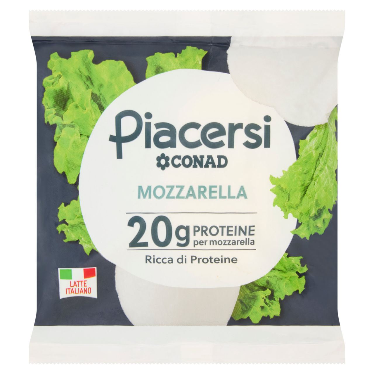 PIACERSI CONAD Mozzarella 20g Proteine per mozzarella 100 g
