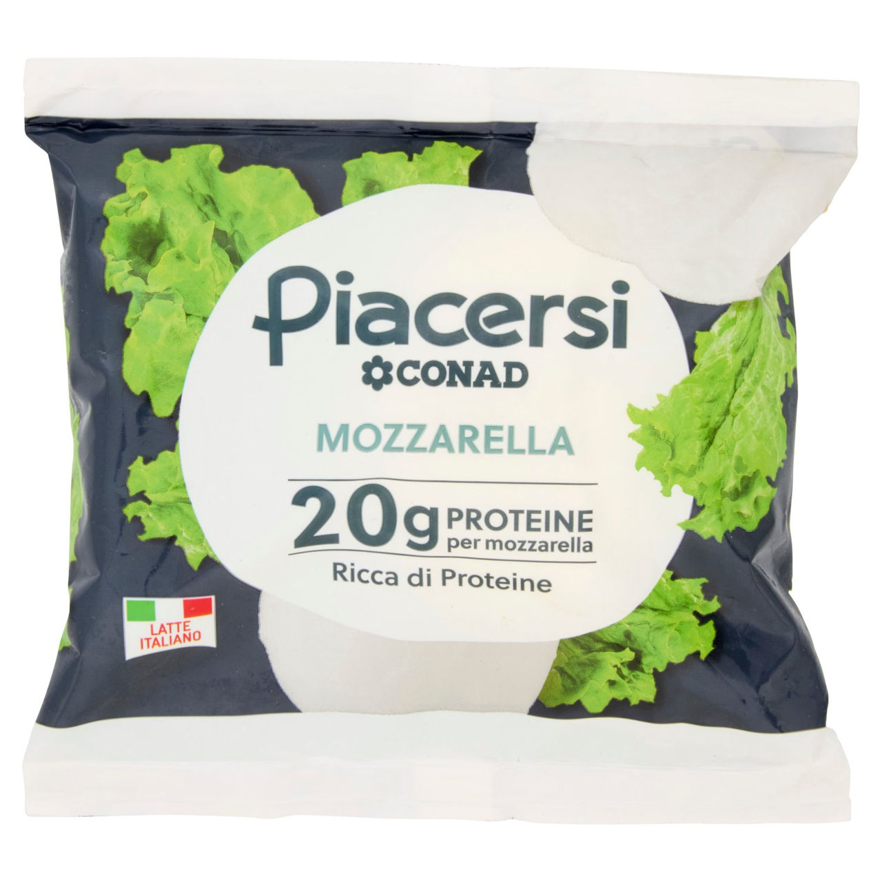 PIACERSI CONAD Mozzarella 20g Proteine per mozzarella 100 g