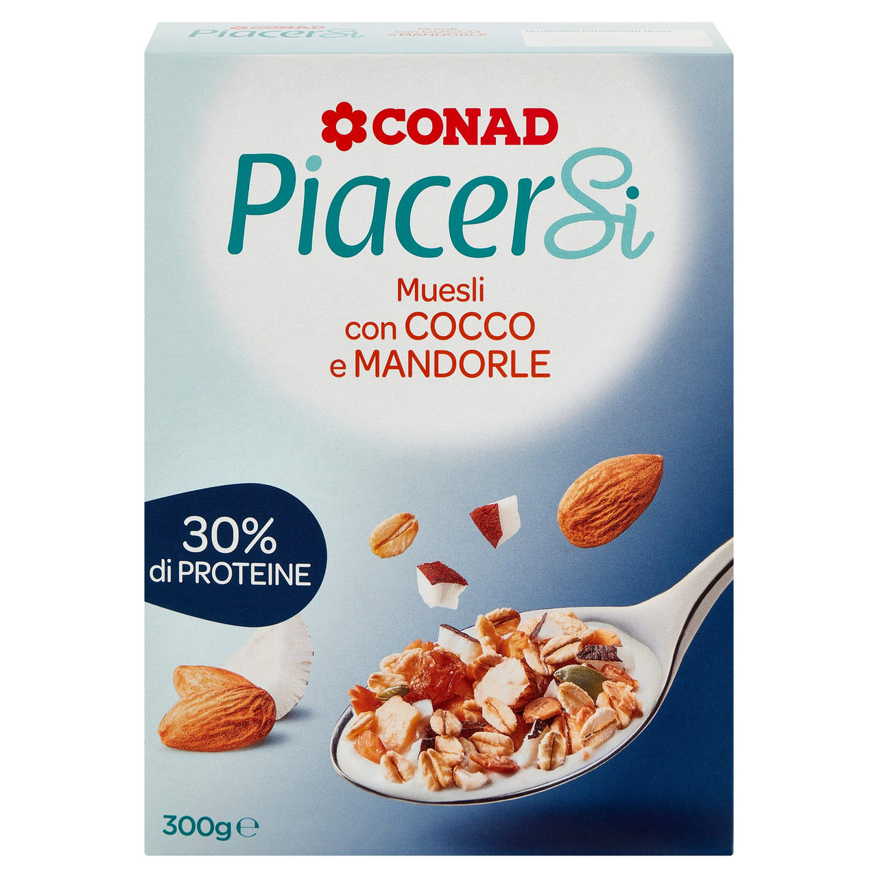 PIACERSI CONAD Muesli con Cocco e Mandorle 300 g