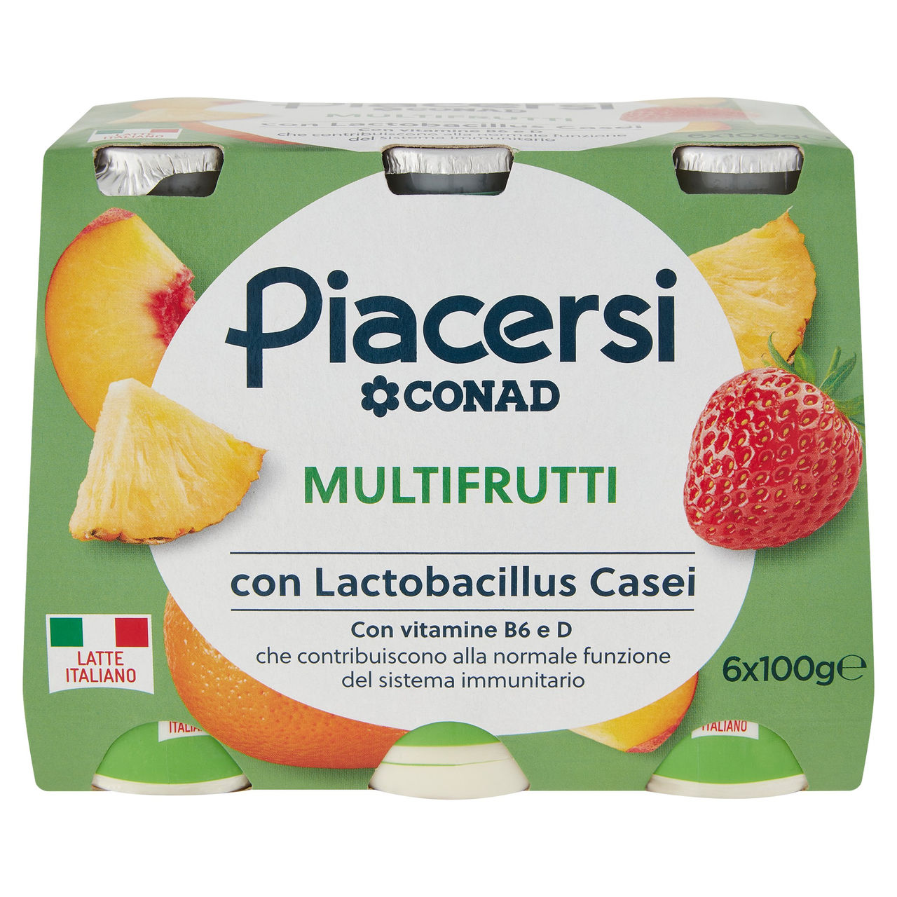 Piacersi Multifrutti 6x100g Conad vendita online