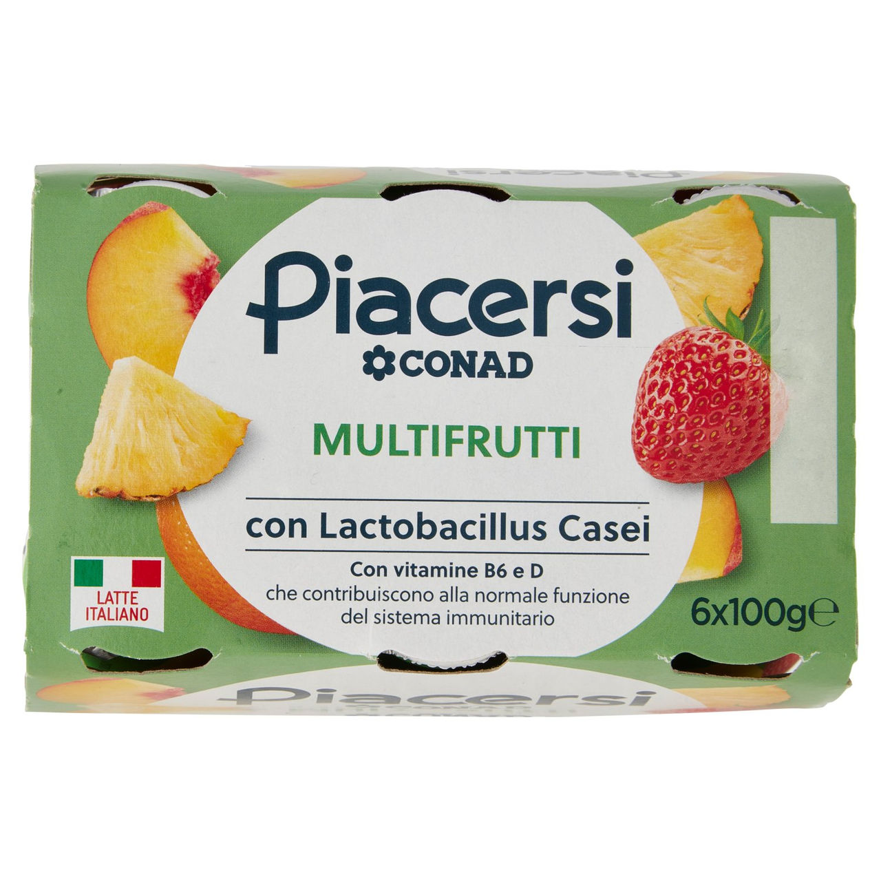 Piacersi Multifrutti 6x100g Conad vendita online