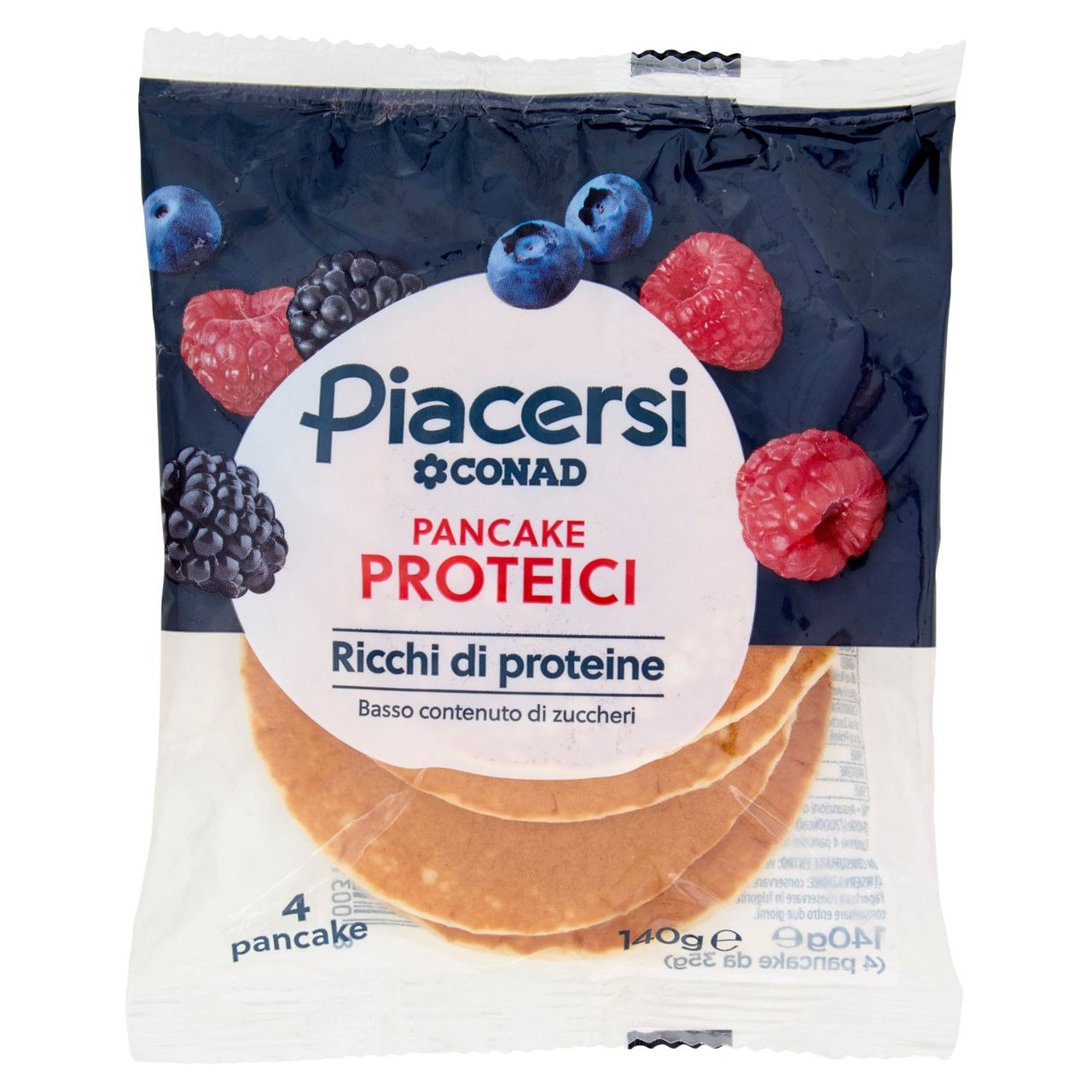 PIACERSI CONAD Pancake Proteici 4 x 35 g