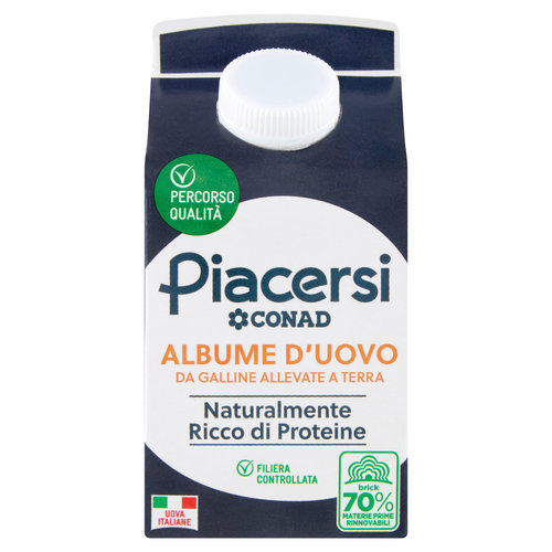 PIACERSI CONAD Percorso Qualità Albume d'Uovo 500 g