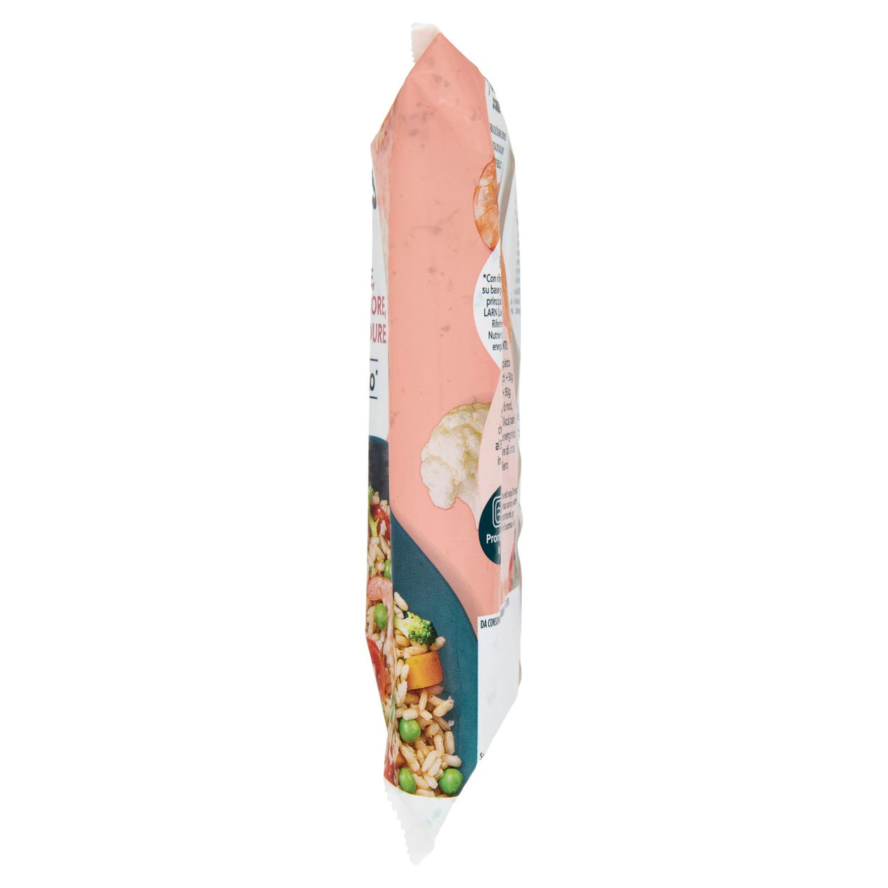 PIACERSI CONAD Riso Integrale, Chicchi di Cavolfiore, Gamberetti e Verdure Surgelato 350 g