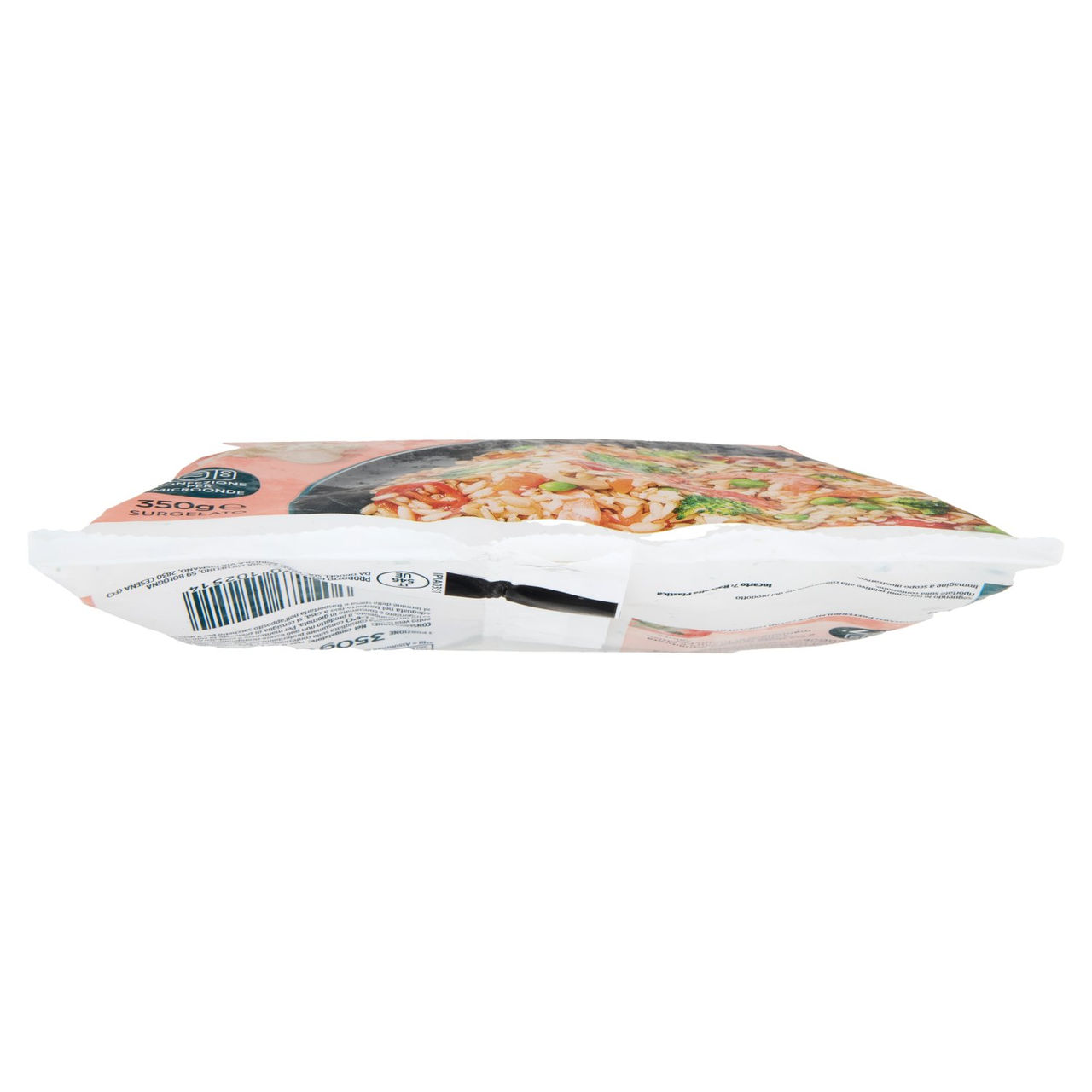 PIACERSI CONAD Riso Integrale, Chicchi di Cavolfiore, Gamberetti e Verdure Surgelato 350 g