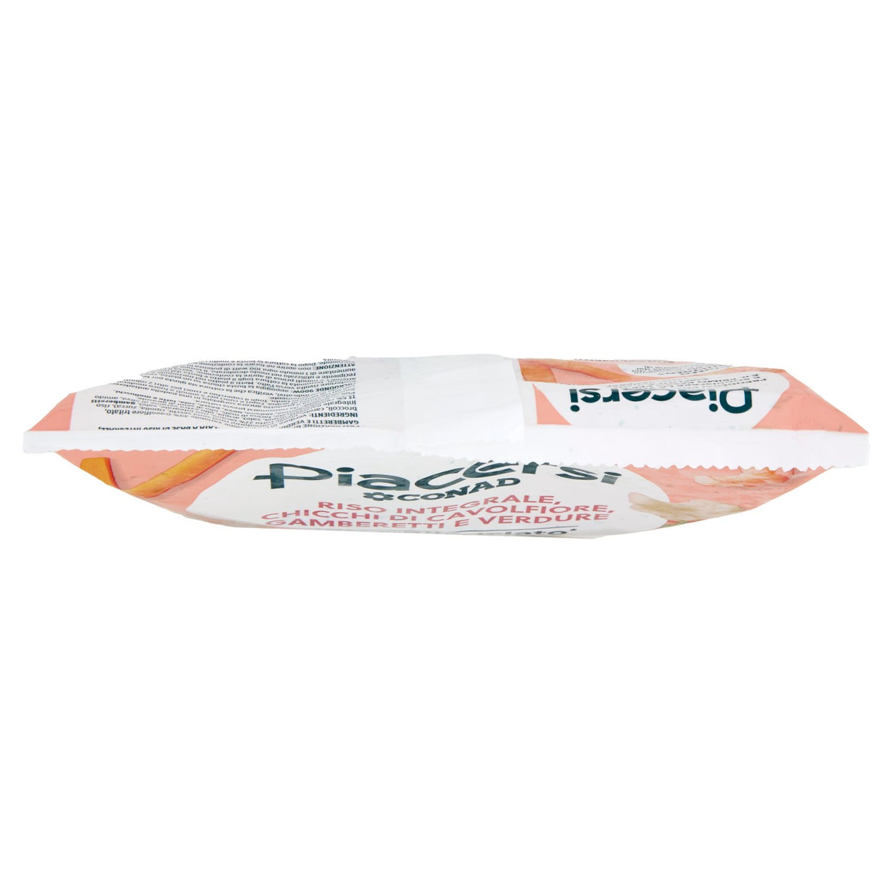 PIACERSI CONAD Riso Integrale, Chicchi di Cavolfiore, Gamberetti e Verdure Surgelato 350 g