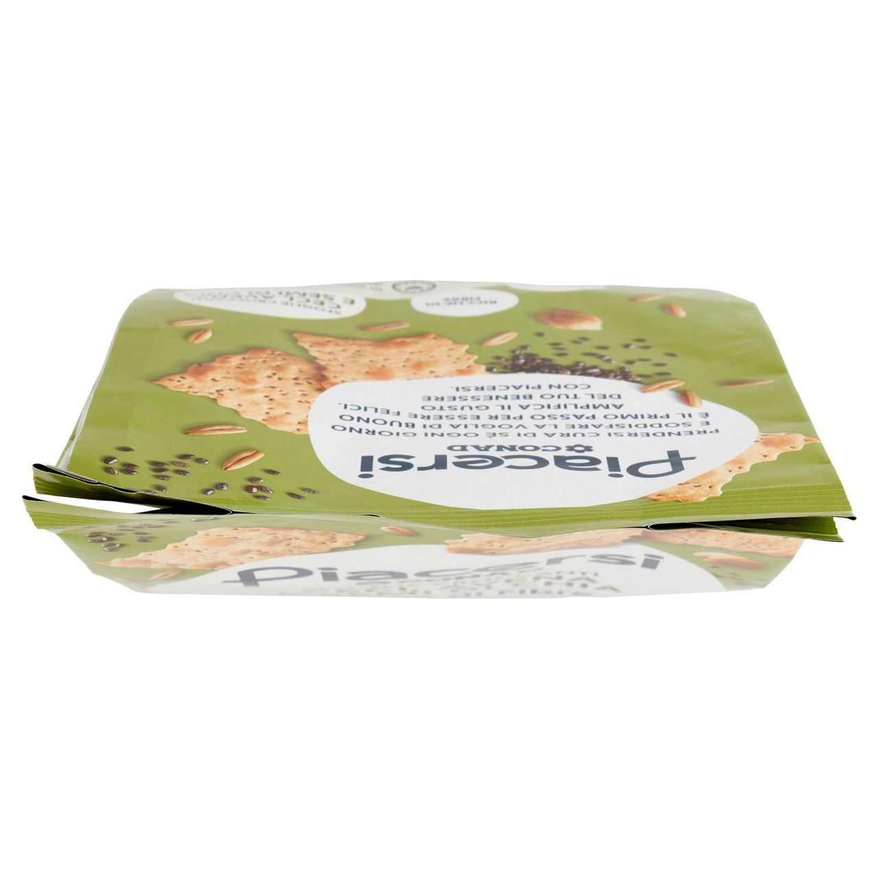PIACERSI CONAD Sfoglie Croccanti Ceci, Avena e Semi di Chia 180 g